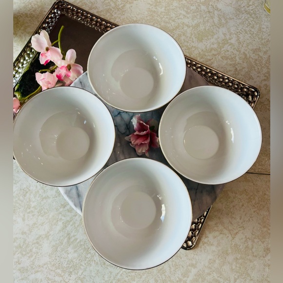 Set of 4 Vintage Jingdezhen Porcelain Bowls 5.5” -Lucky Boys \